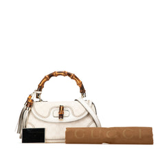 Medium GG Canvas New Bamboo Satchel
