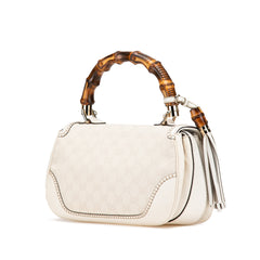 Medium GG Canvas New Bamboo Satchel