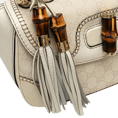 Medium GG Canvas New Bamboo Satchel