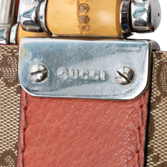 Large GG Canvas Bamboo Libeccio Tote