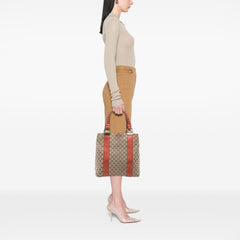 Large GG Canvas Bamboo Libeccio Tote