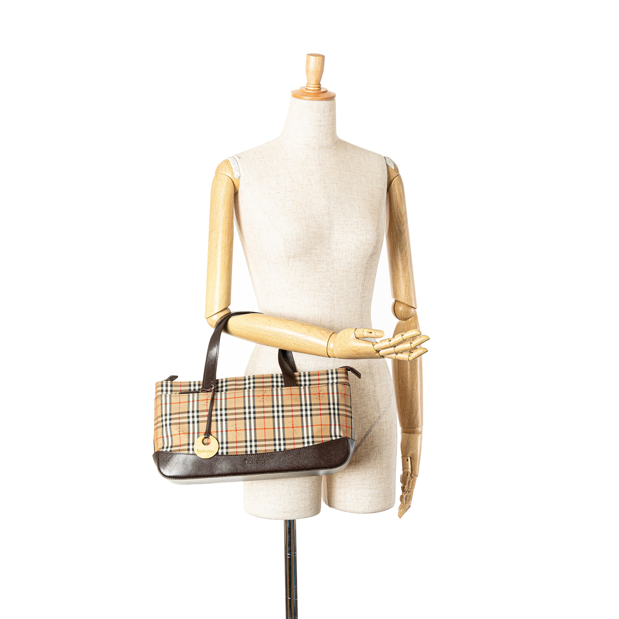 Haymarket Check Canvas Handbag