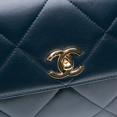 Medium Lambskin Trendy CC Top Handle Bag