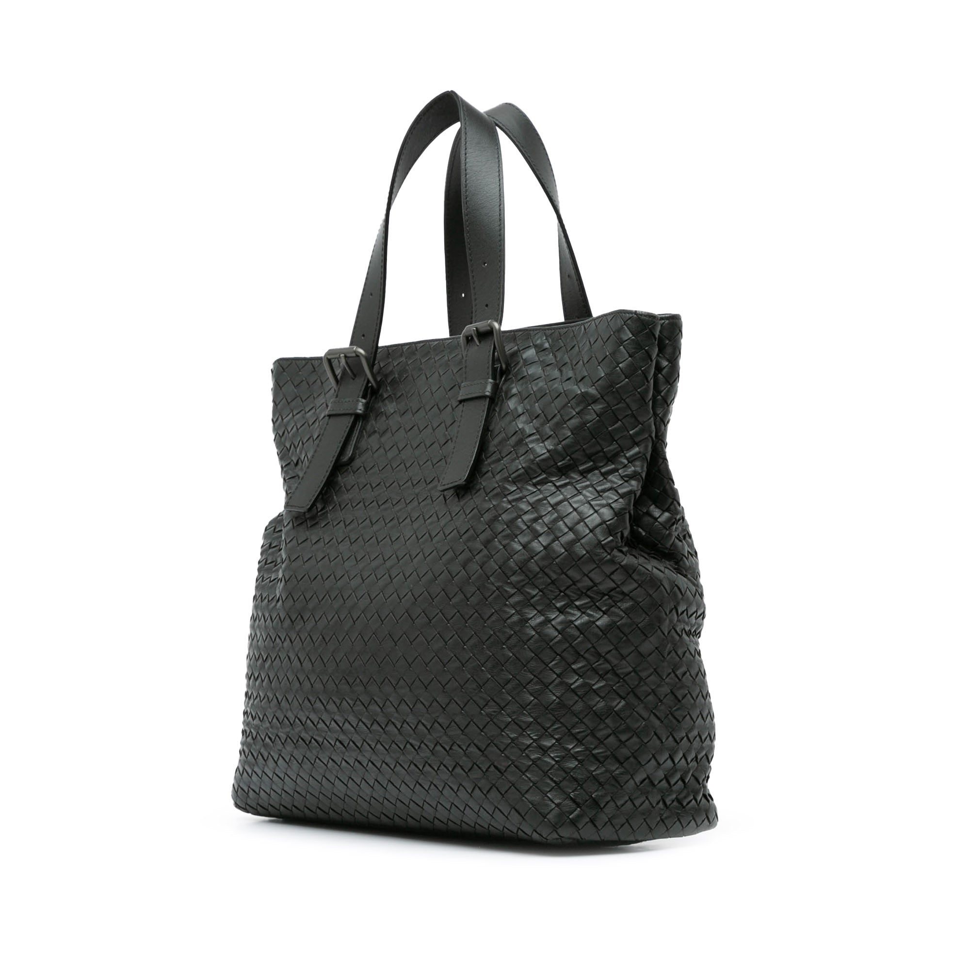 Nappa Intrecciato Belt Strap Tote