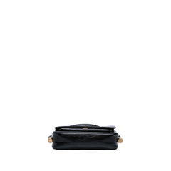 Crumpled Calfskin En Vogue Rope Flap