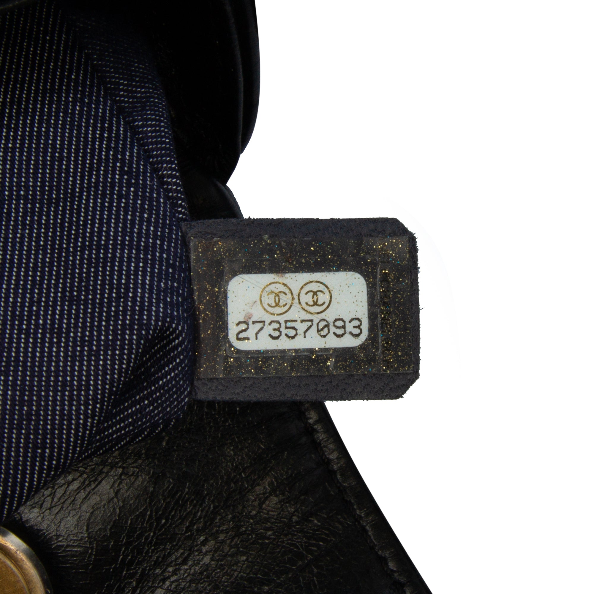 Crumpled Calfskin En Vogue Rope Flap