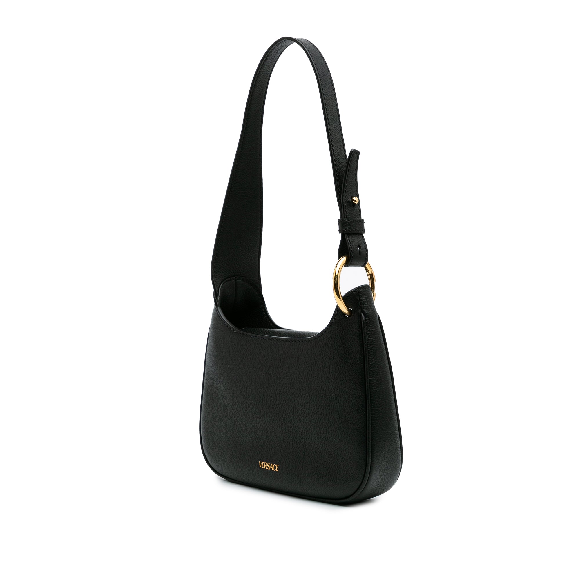 Small Leather La Medusa Chain Hobo