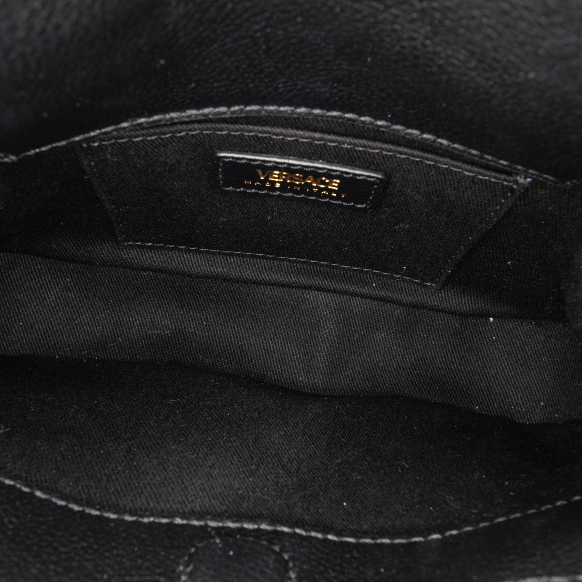 Small Leather La Medusa Chain Hobo