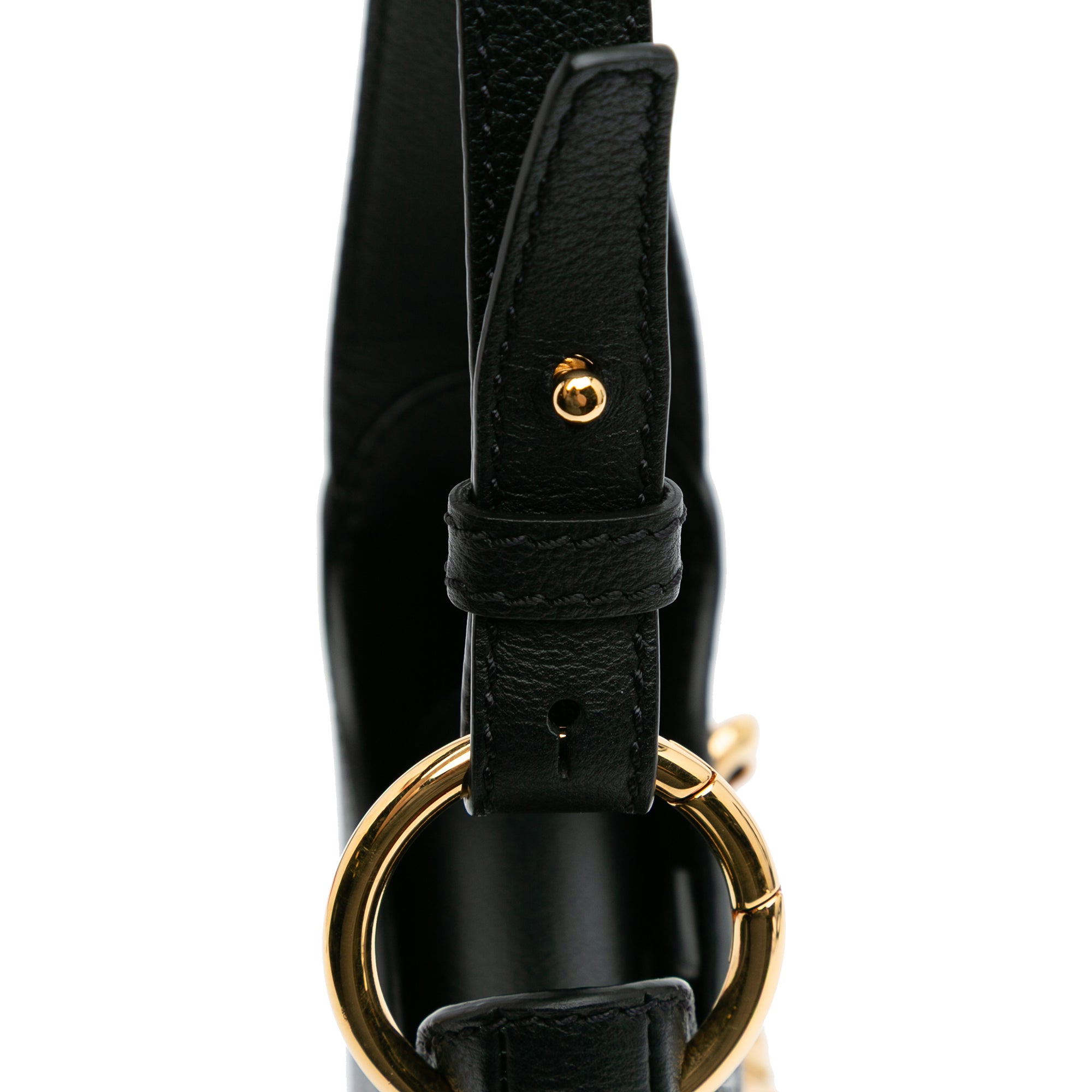 Small Leather La Medusa Chain Hobo