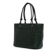 Large Lambskin Cambon Ligne Tote