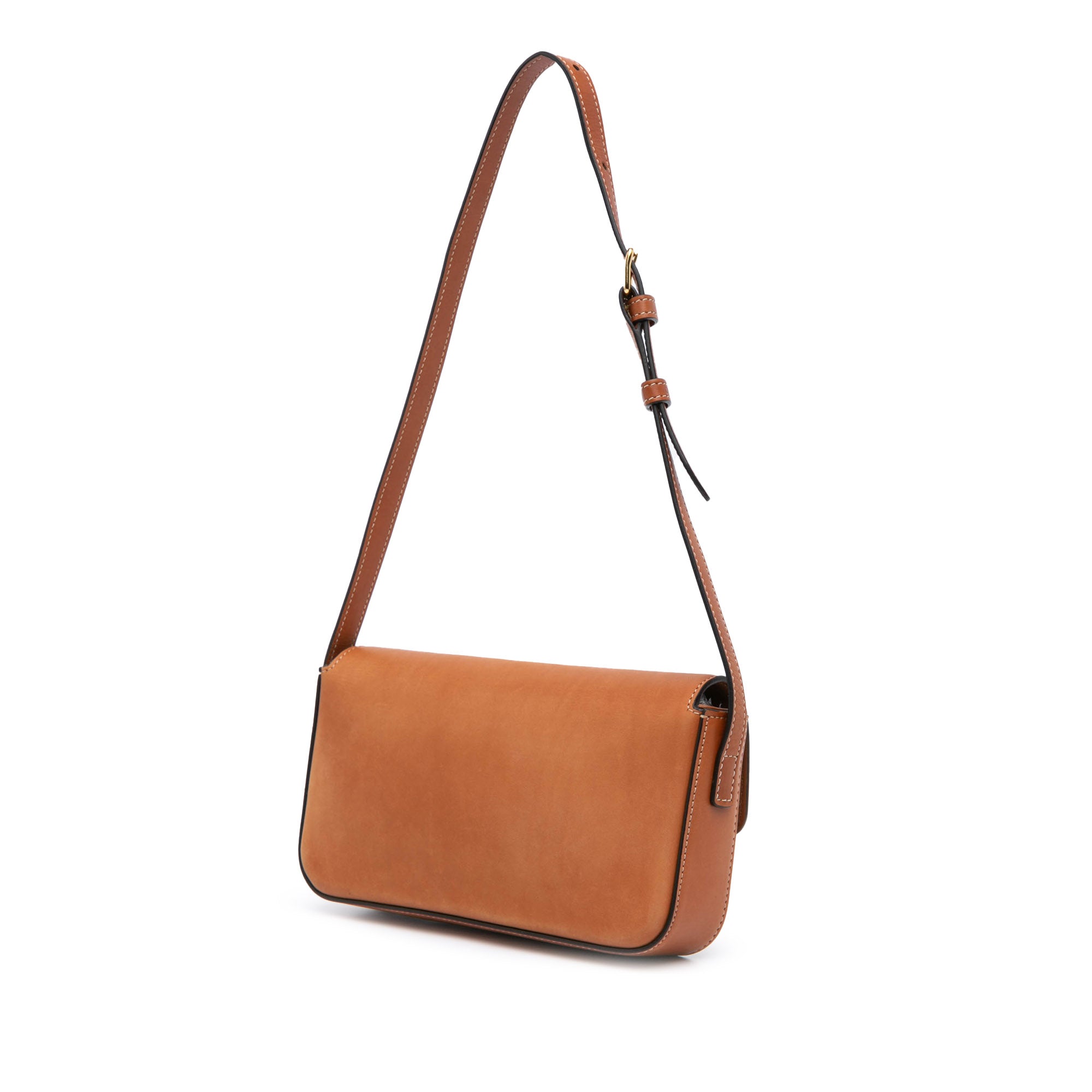 Leather Triomphe Claude Shoulder Bag