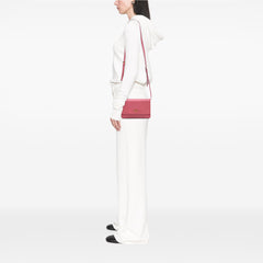 Saffiano Wallet on Strap