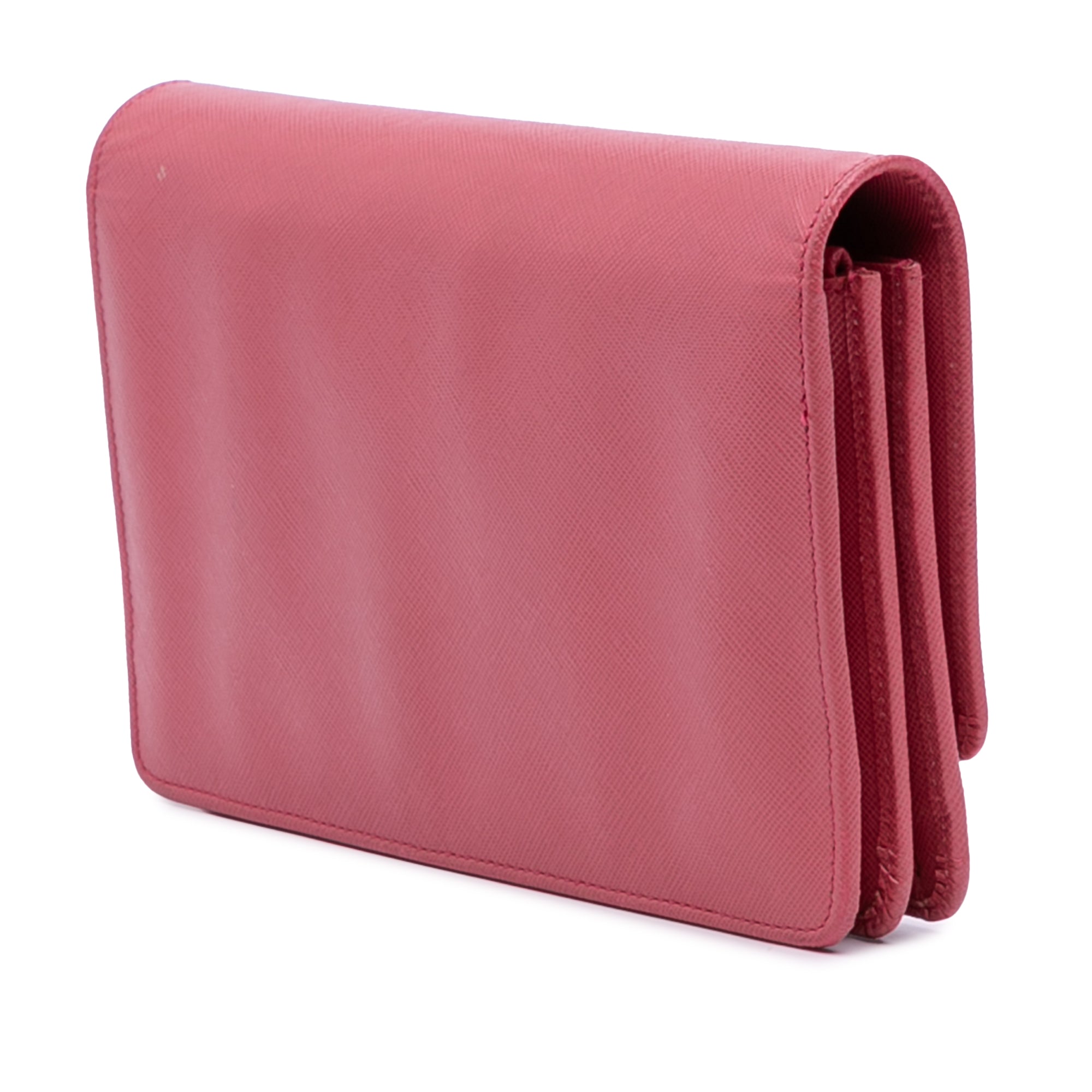 Saffiano Wallet on Strap