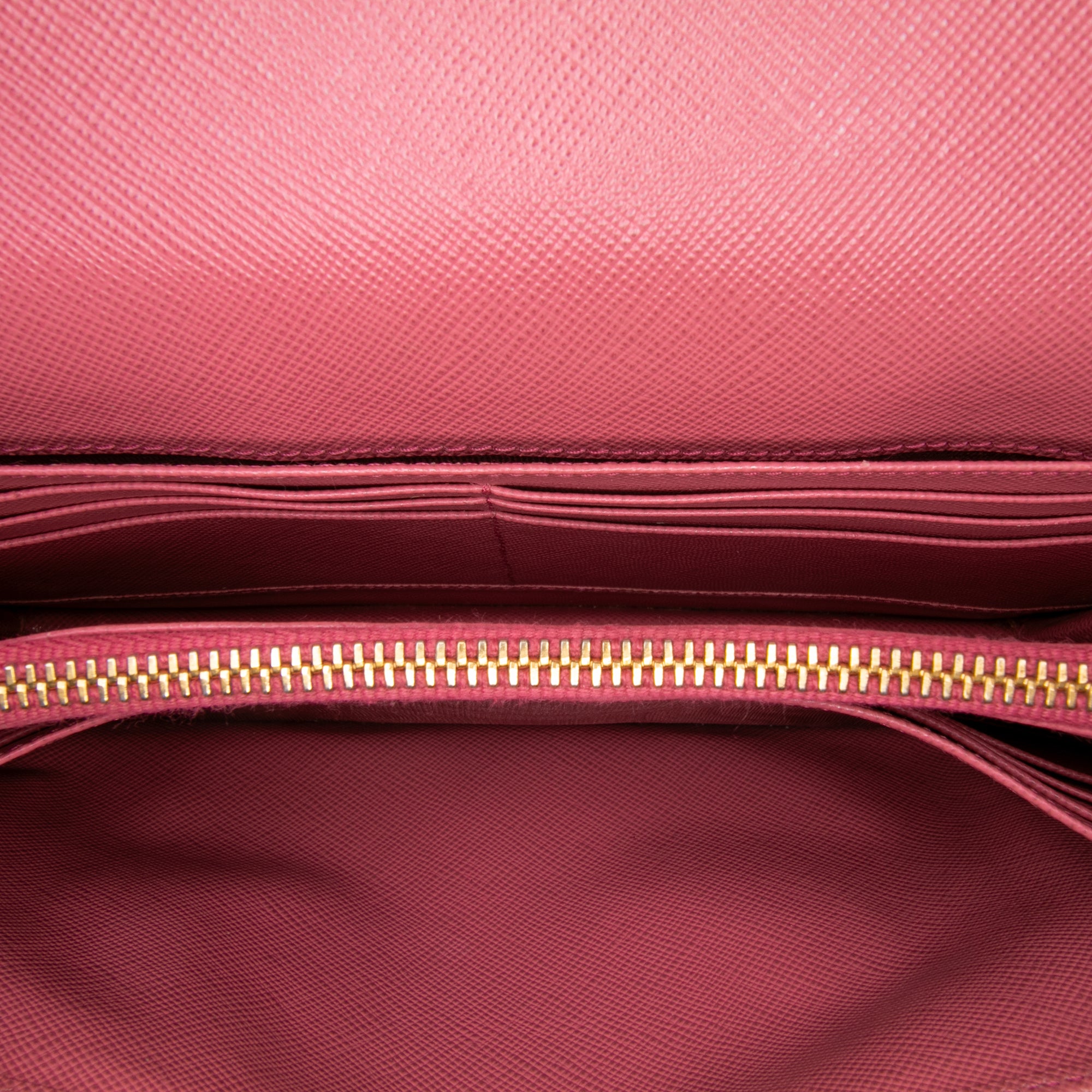 Saffiano Wallet on Strap
