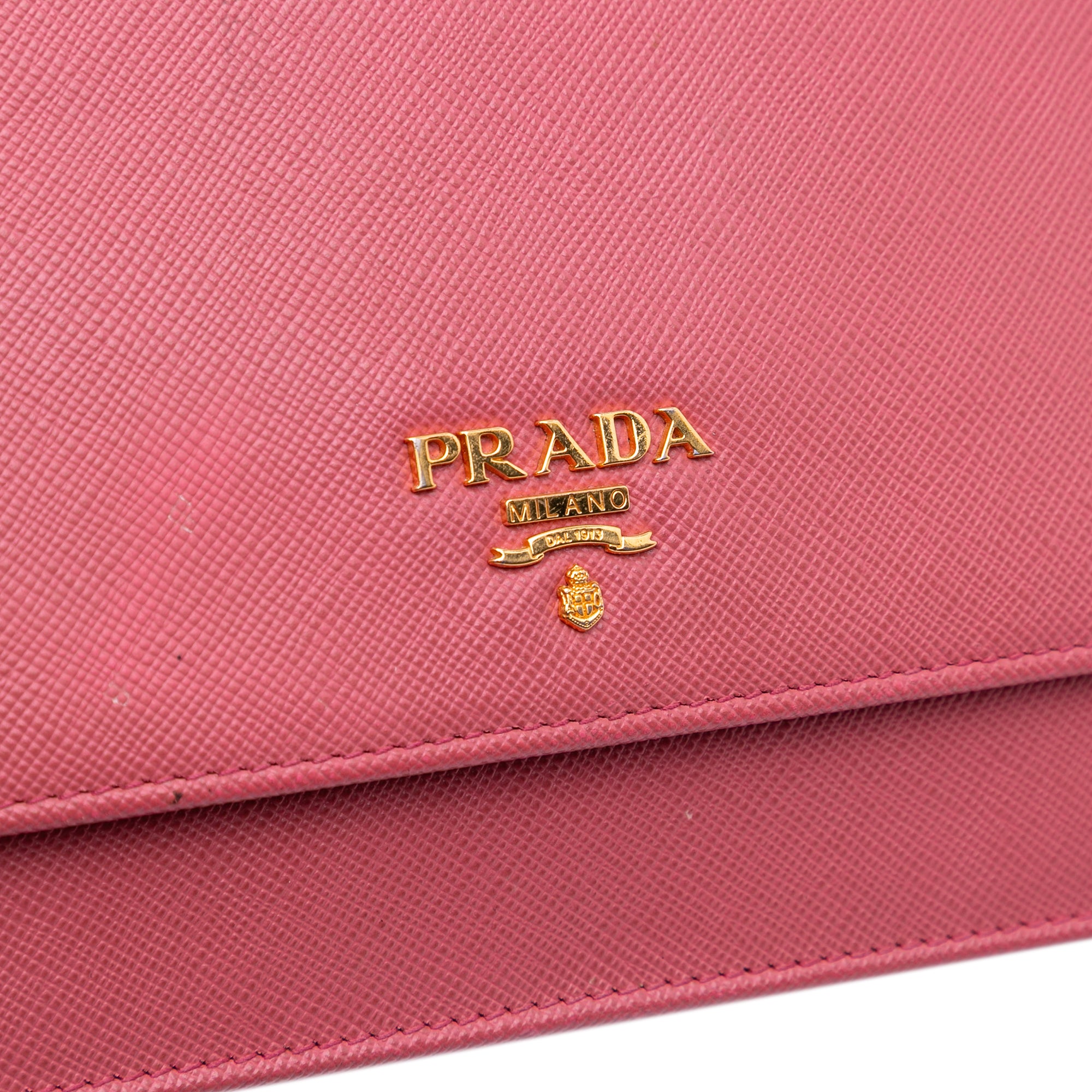 Saffiano Wallet on Strap