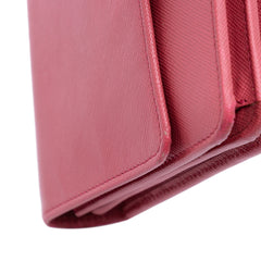 Saffiano Wallet on Strap