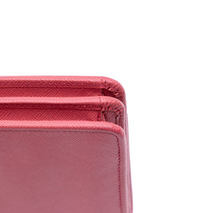 Saffiano Wallet on Strap