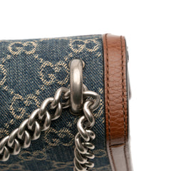 Small GG Denim Dionysus Shoulder Bag
