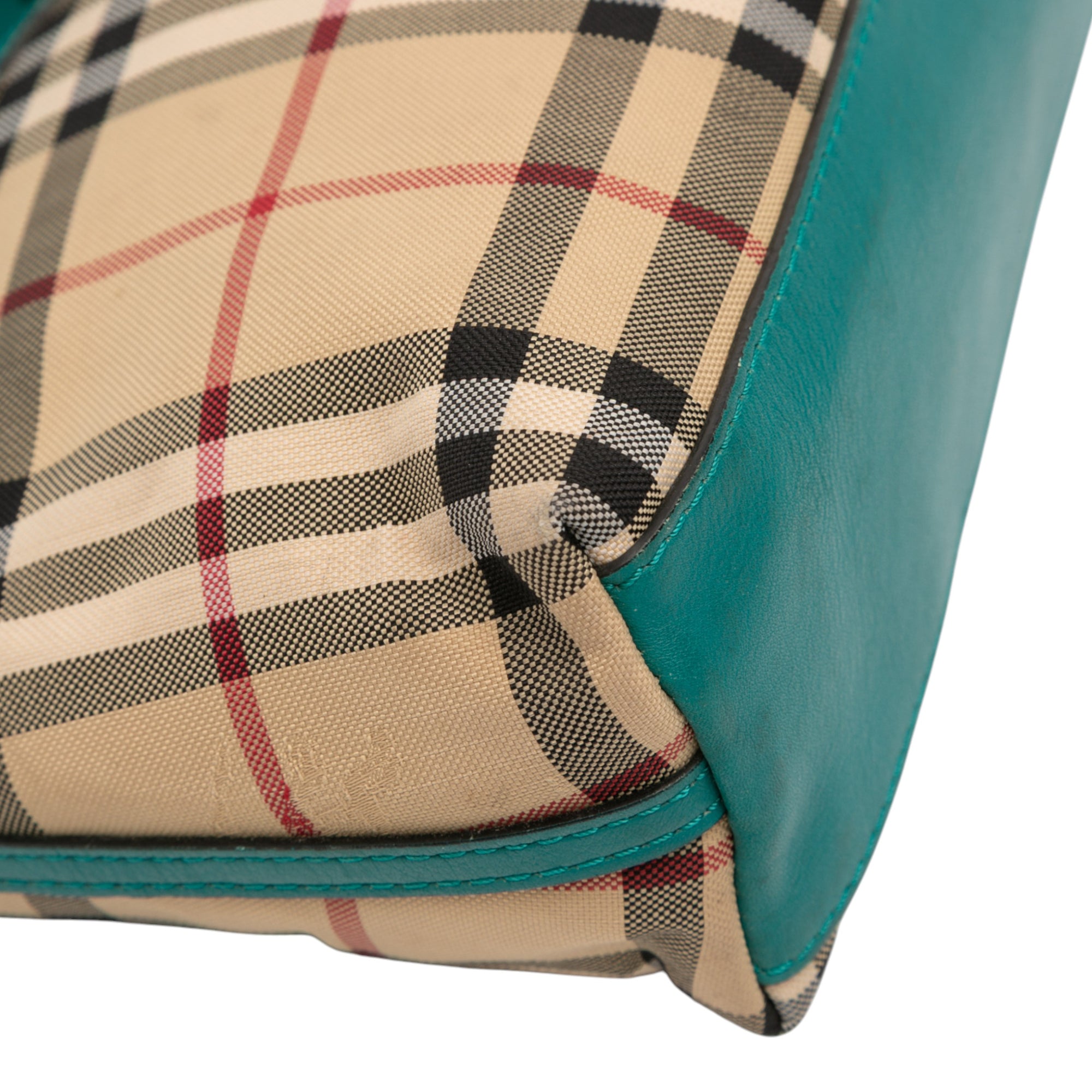 Haymarket Check Canvas Leah Crossbody