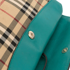 Haymarket Check Canvas Leah Crossbody