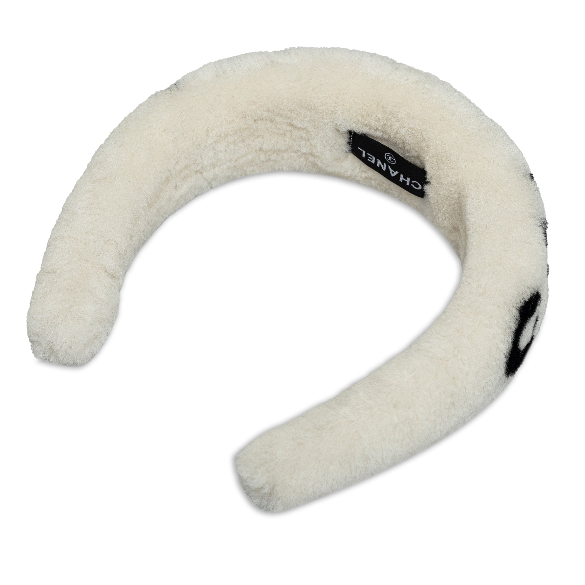 Shearling Logo Headband_1