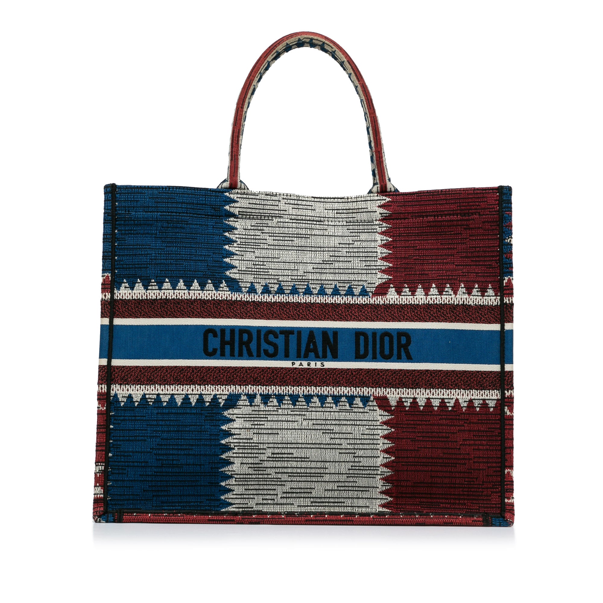 Large French Flag Book Tote