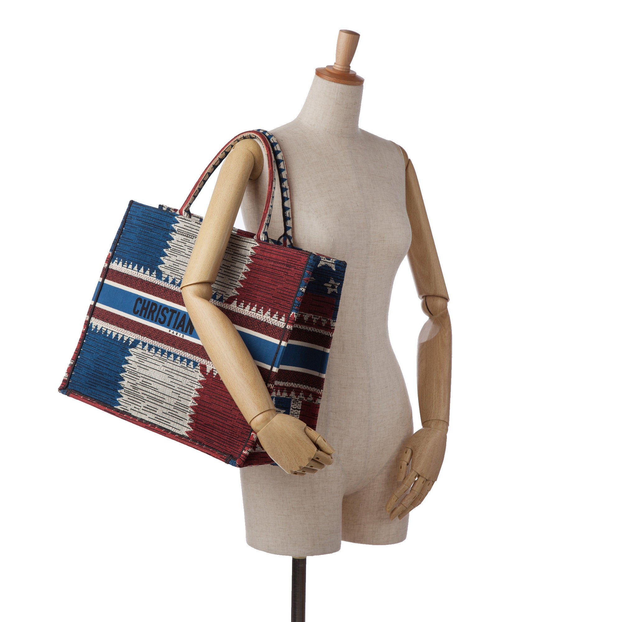 Large French Flag Book Tote