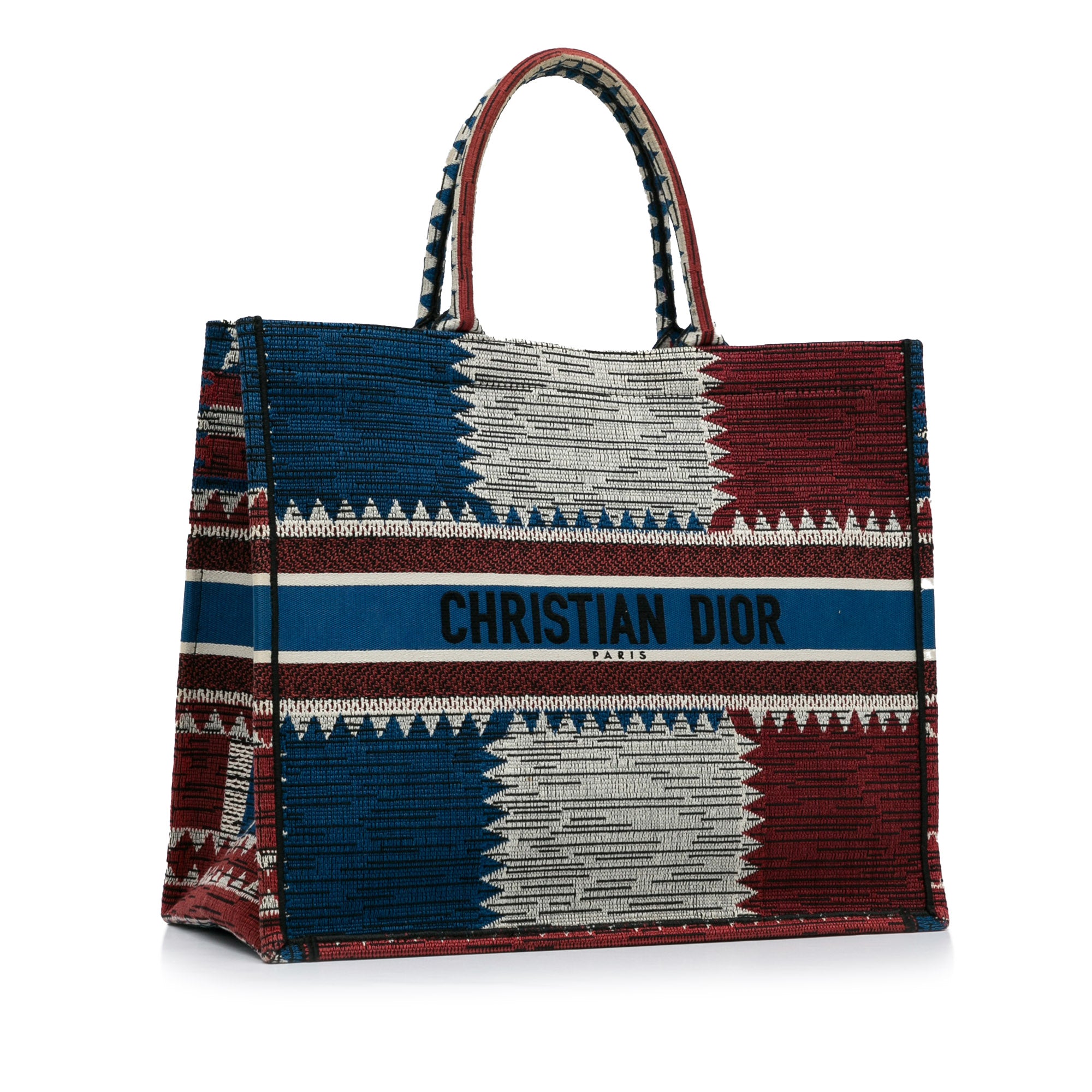 Large French Flag Book Tote