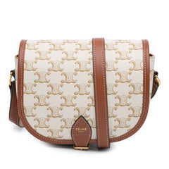 Medium Triomphe Coated Canvas Folco Crossbody