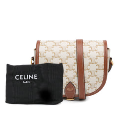 Medium Triomphe Coated Canvas Folco Crossbody