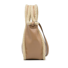 Shearling Trimmed Stella Logo Satchel_2