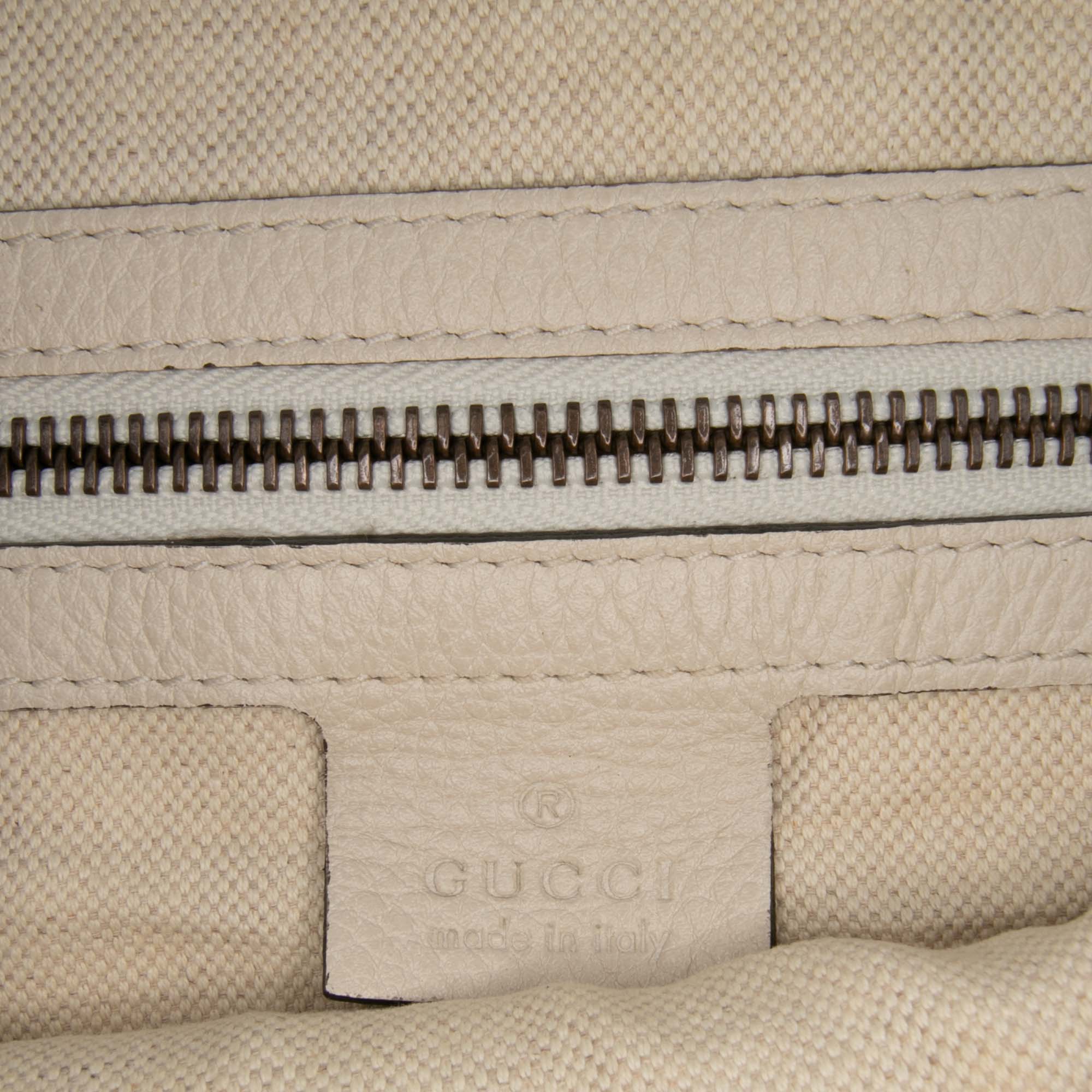 Leather Logo Half Moon Crossbody