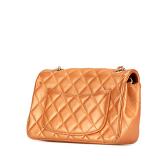 Mini Rectangular Classic Iridescent Lambskin Single Flap