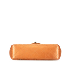 Mini Rectangular Classic Iridescent Lambskin Single Flap