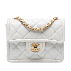 Mini Quilted Caviar Sweet Classic Flap