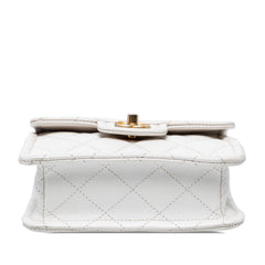 Mini Quilted Caviar Sweet Classic Flap