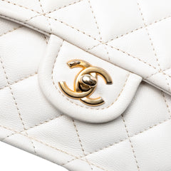 Mini Quilted Caviar Sweet Classic Flap