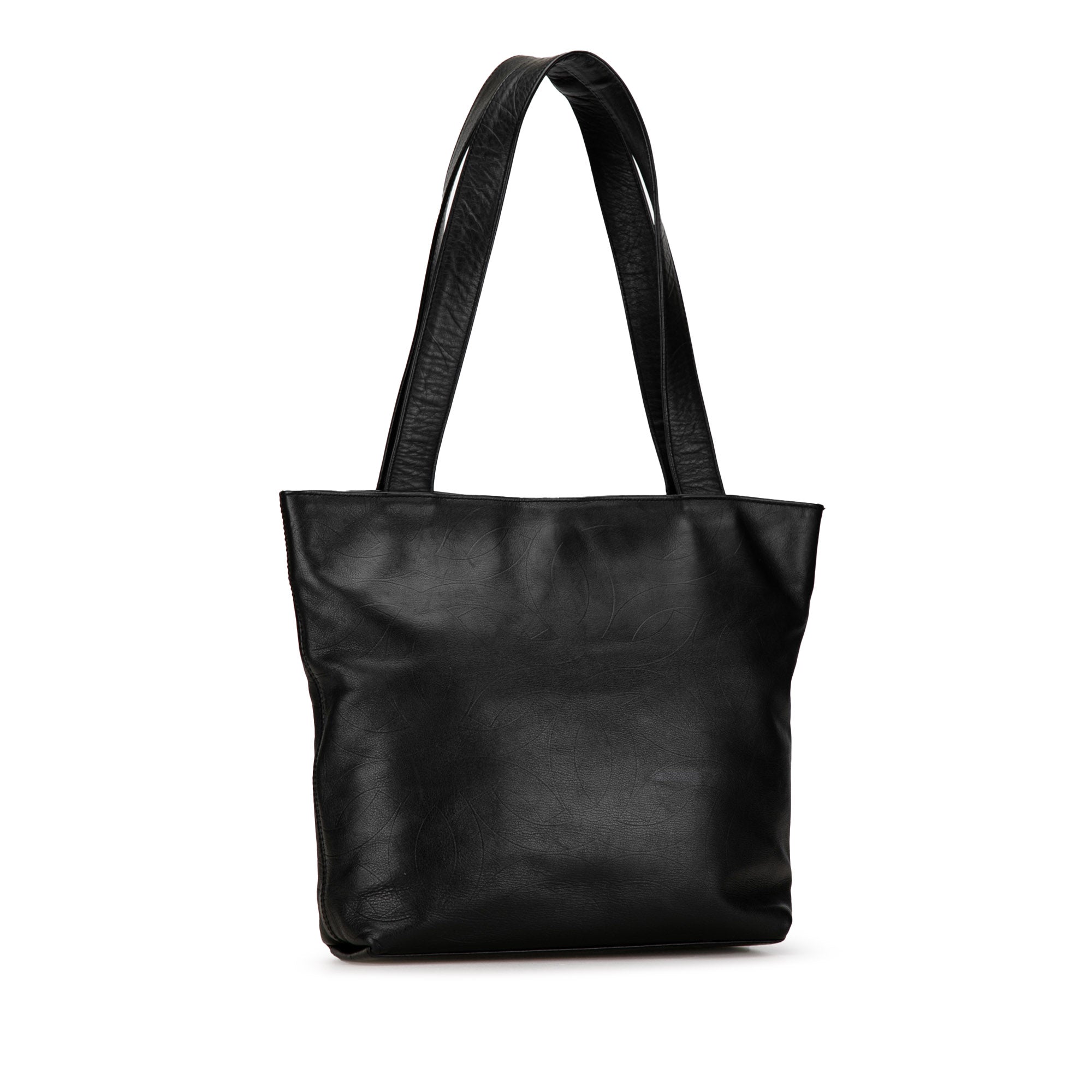 Embossed Lambskin CC Tote