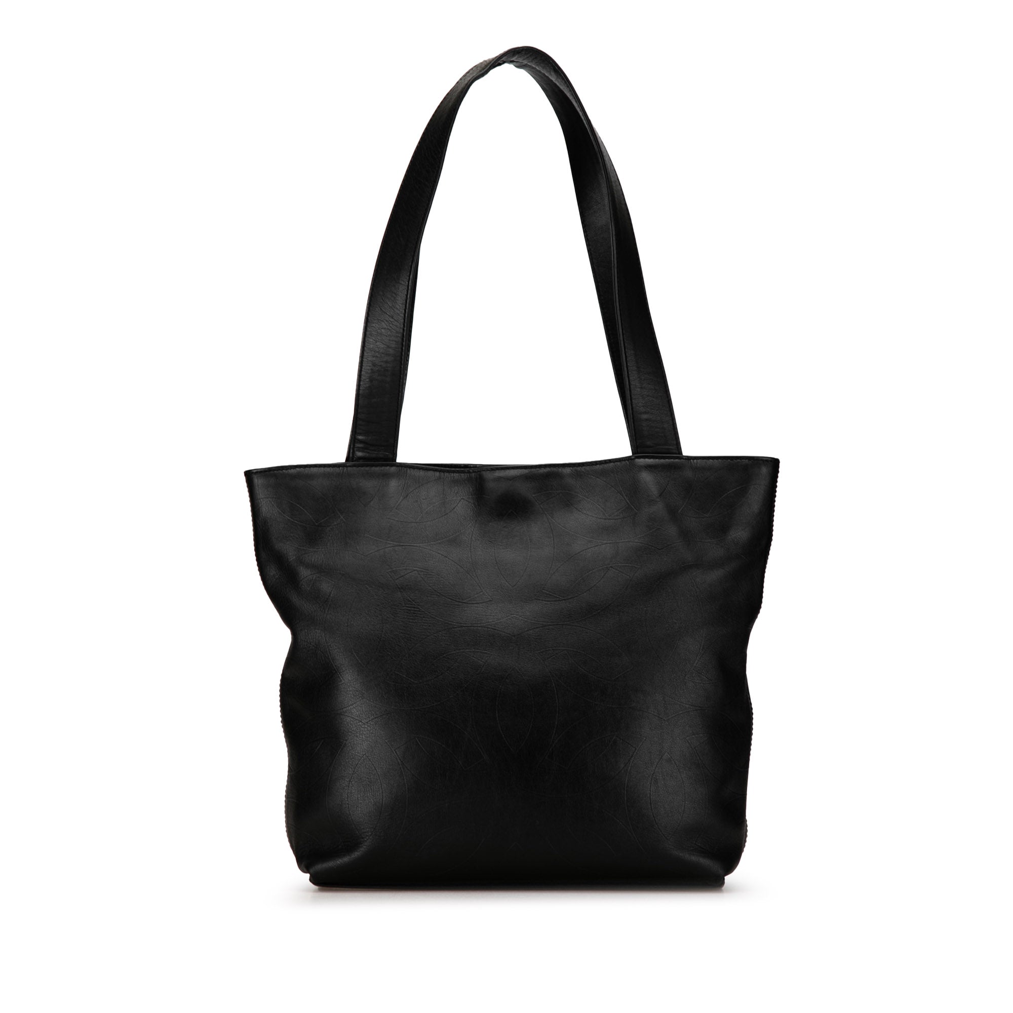 Embossed Lambskin CC Tote