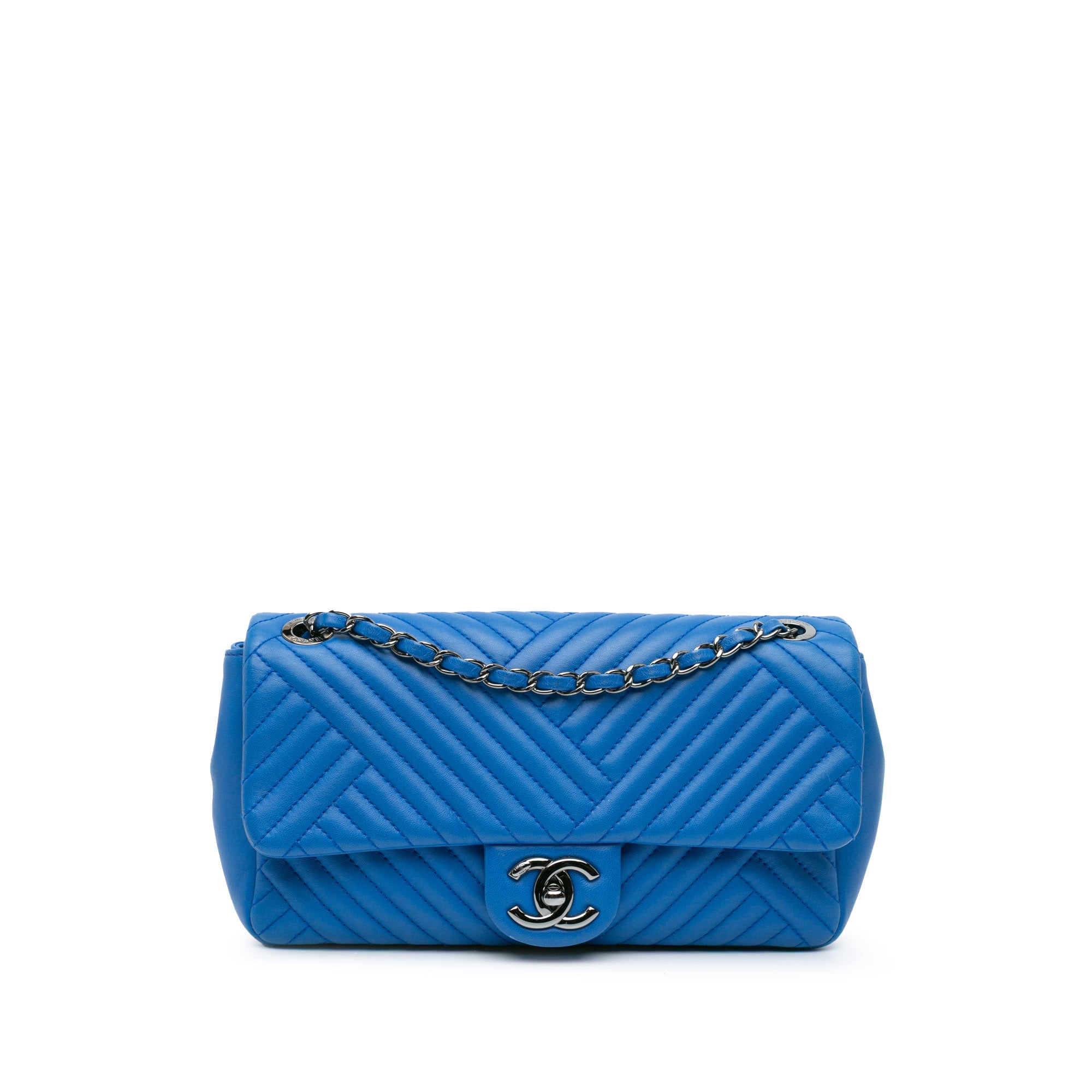 Medium Lambskin CC Crossing Flap