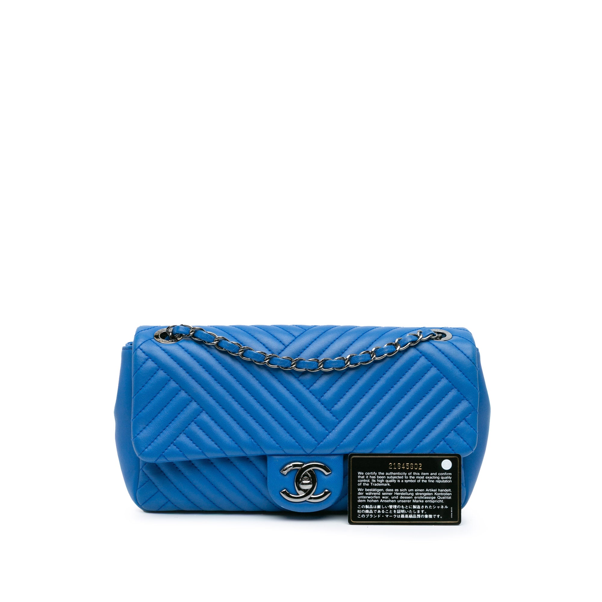 Medium Lambskin CC Crossing Flap