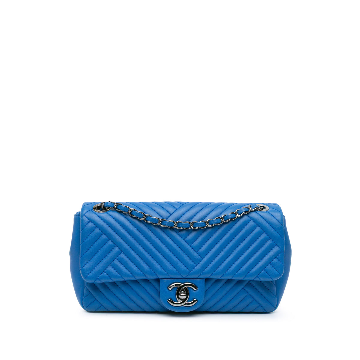 Medium Lambskin CC Crossing Flap
