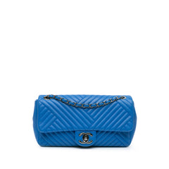 Medium Lambskin CC Crossing Flap