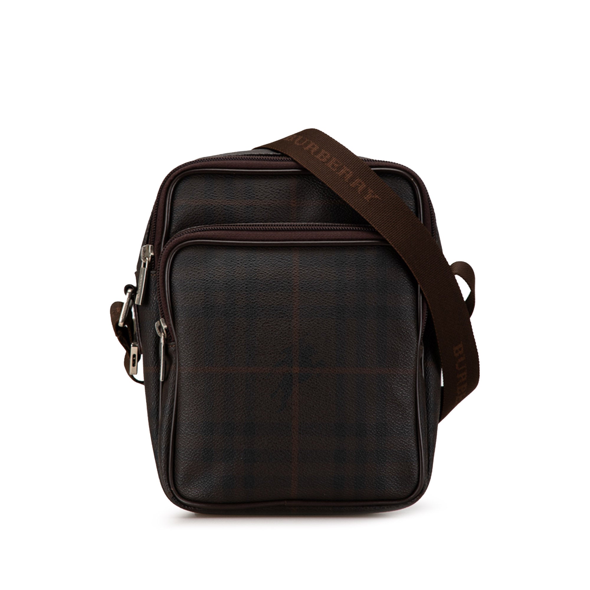 Smoke Check Coated Canvas Crossbody