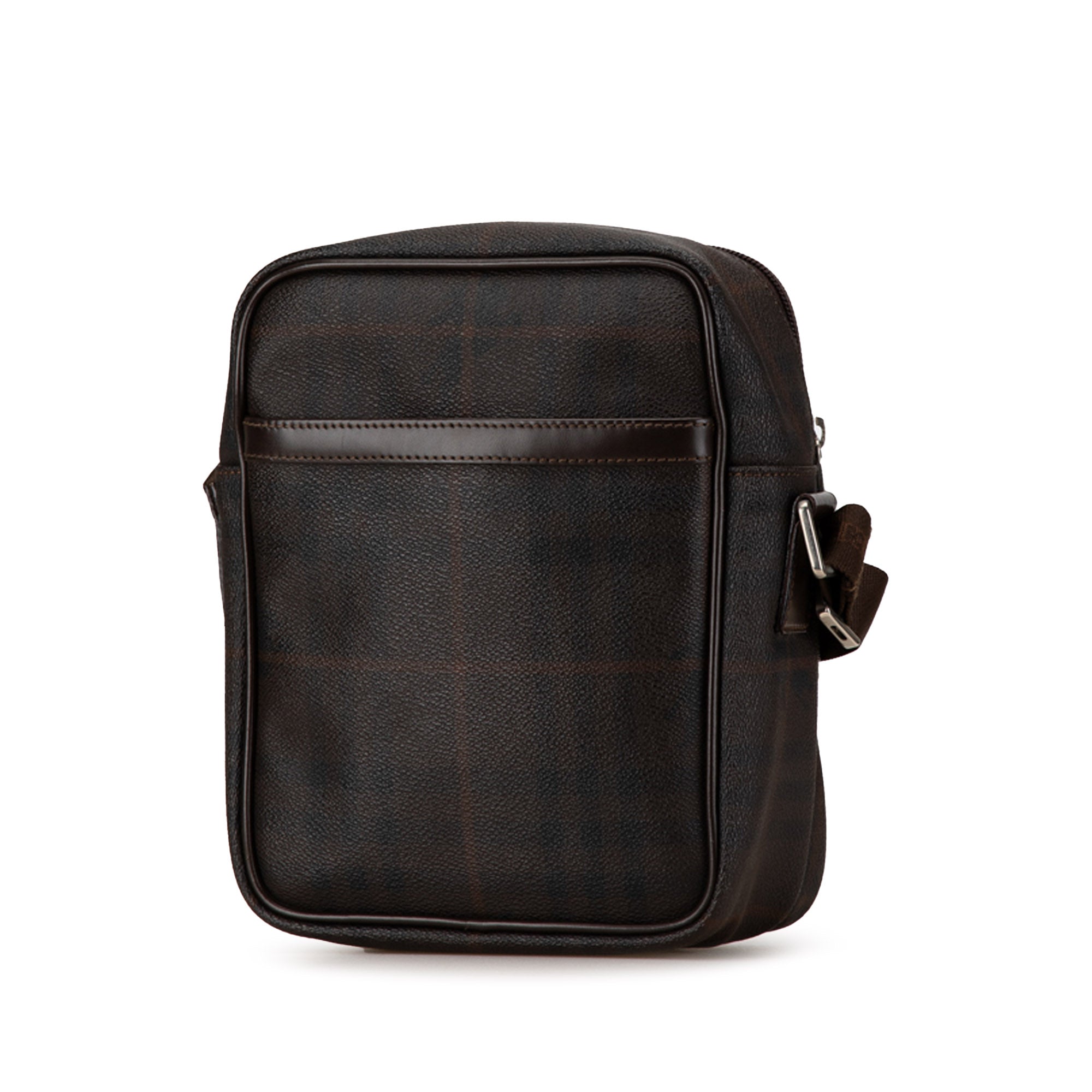 Smoke Check Coated Canvas Crossbody