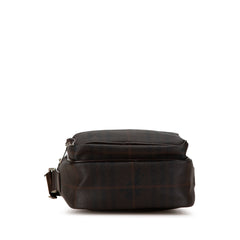 Smoke Check Coated Canvas Crossbody