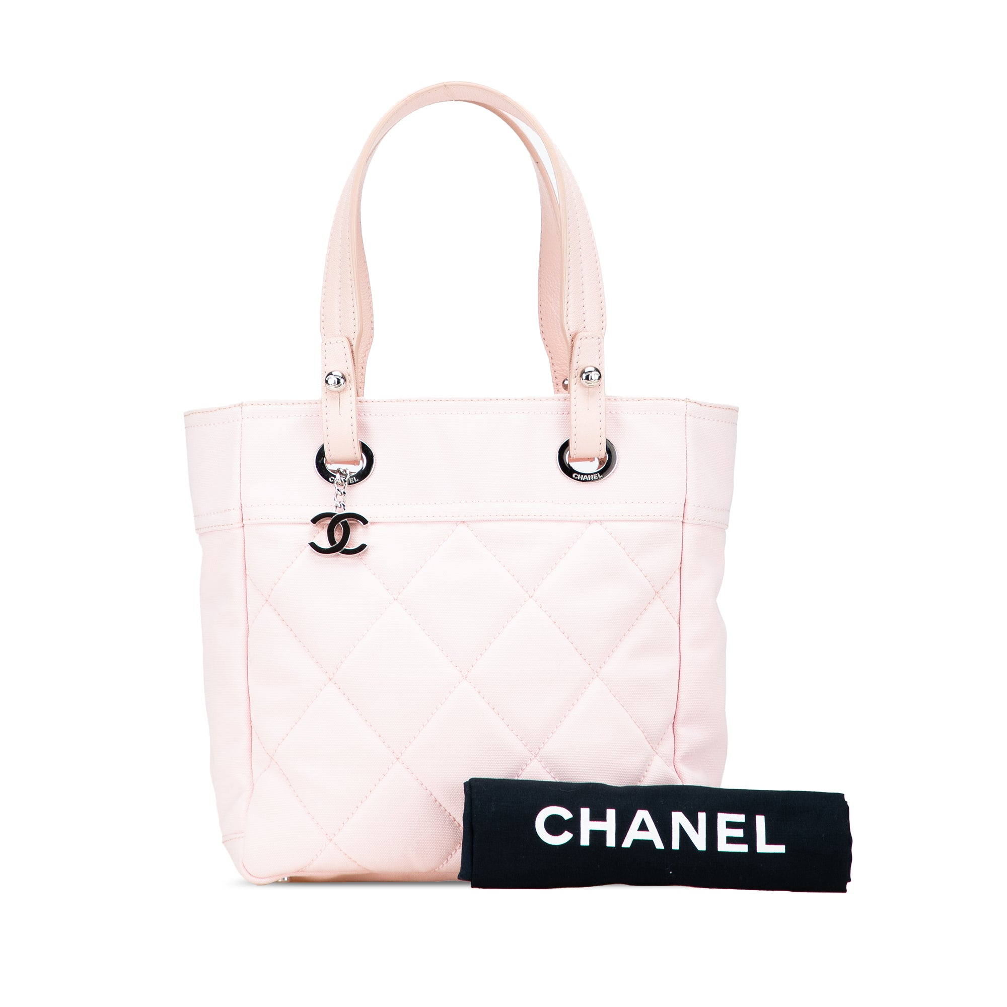 Small Quilted Canvas Paris Biarritz Tote