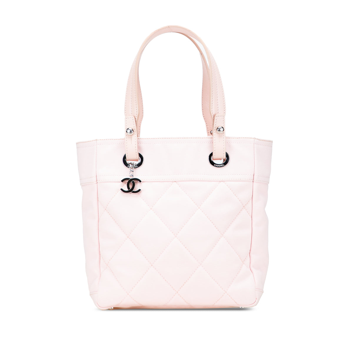 Small Quilted Canvas Paris Biarritz Tote
