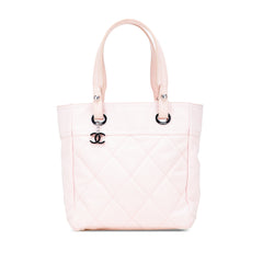 Small Quilted Canvas Paris Biarritz Tote