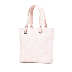 Small Quilted Canvas Paris Biarritz Tote
